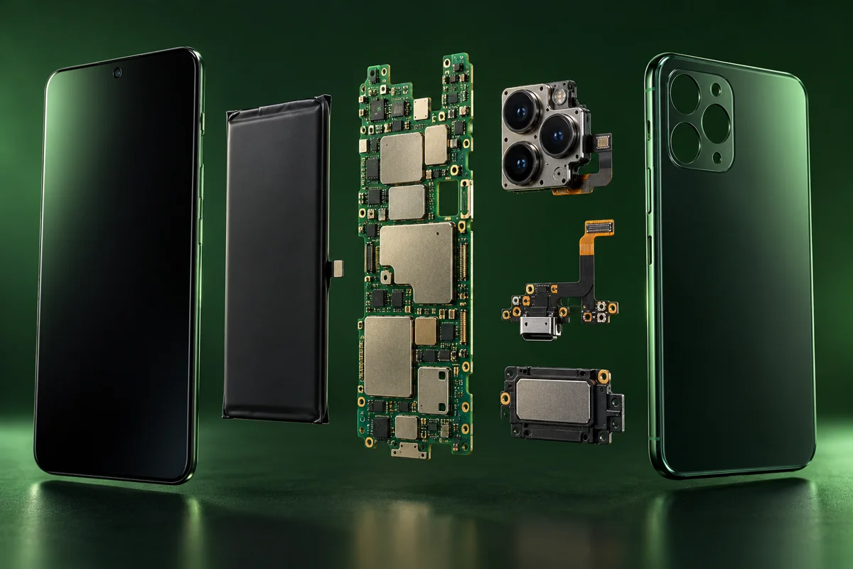 Componente de telefon analizate pentru diagnosticare